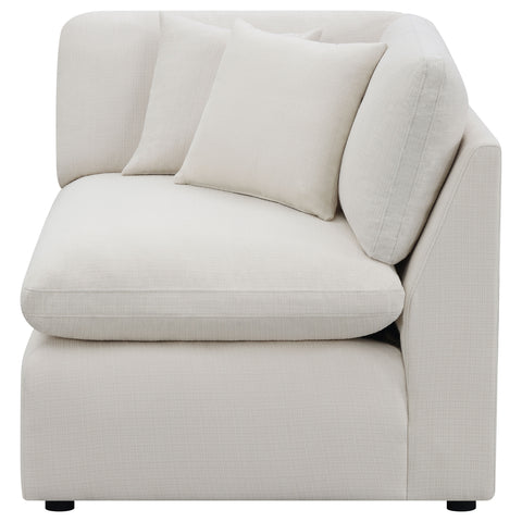 Georgina Upholstered Corner IvoryIvory