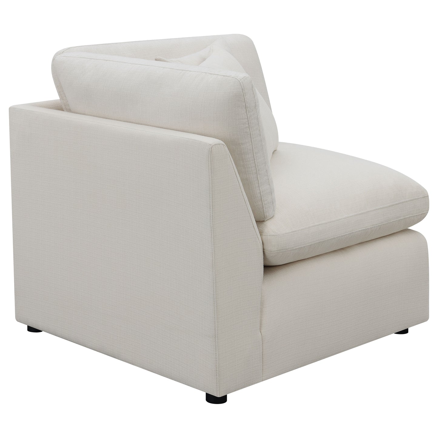 georgina upholstered corner ivoryivory
