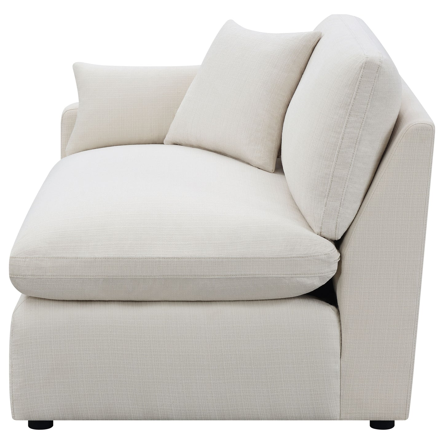 shawna upholstered laf chair ivory