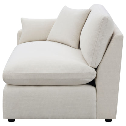 Shawna Upholstered LAF Chair Ivory