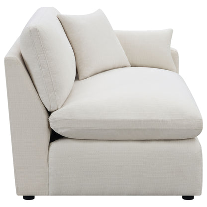 Shawna Upholstered LAF Chair Ivory