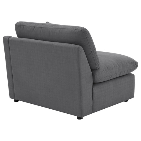 Miley Upholstered RAF Chair Charcoal