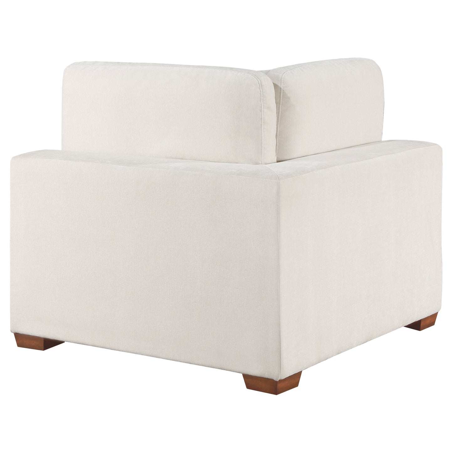 phoenix upholstered corner chair ivory