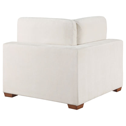 Phoenix Upholstered Corner Chair Ivory