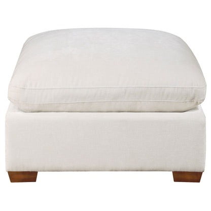 Phoenix Rectangular Upholstered Ottoman Ivory