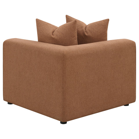 Maylin Upholstered Corner Chair TerracottaTerracotta