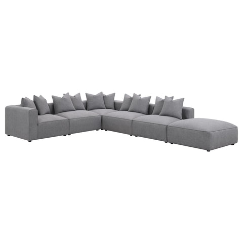 Maylin 6-piece Upholstered Modular Sectional GreyGrey