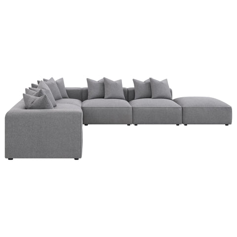Maylin 6-piece Upholstered Modular Sectional GreyGrey