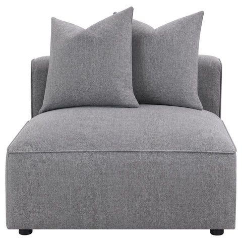 Maylin Upholstered Armless Chair GreyGrey