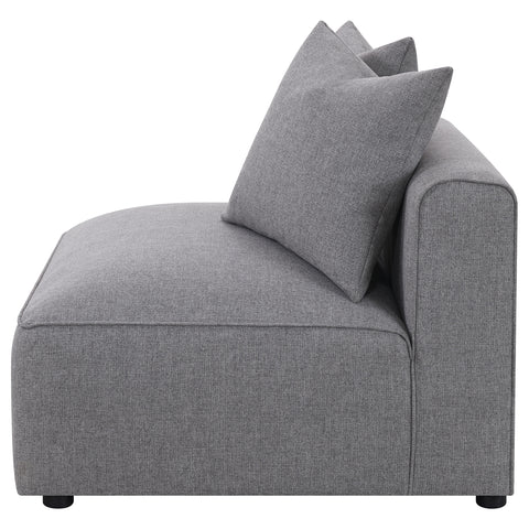 Maylin Upholstered Armless Chair GreyGrey