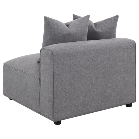 Maylin Upholstered Armless Chair GreyGrey
