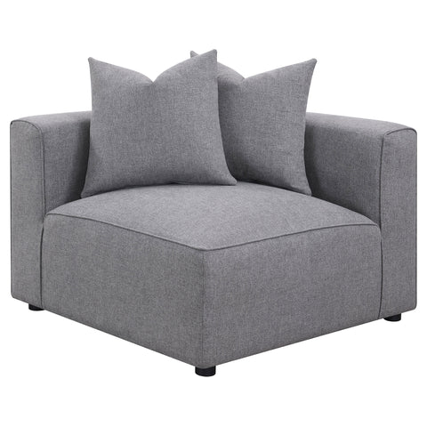 Maylin Upholstered Corner Chair GreyGrey