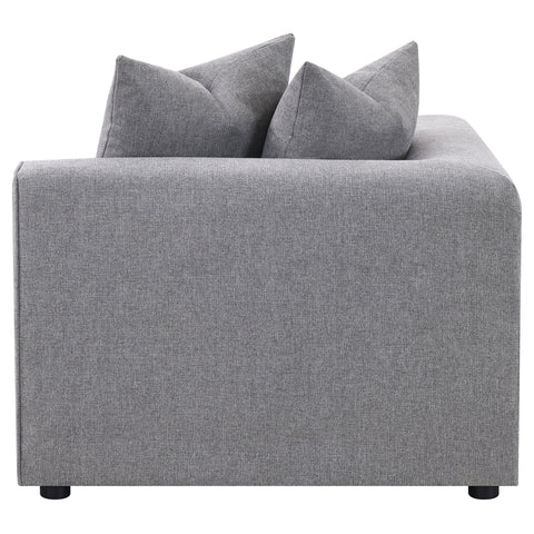 Maylin Upholstered Corner Chair GreyGrey