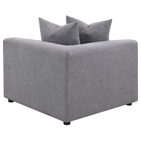 Maylin Upholstered Corner Chair GreyGrey