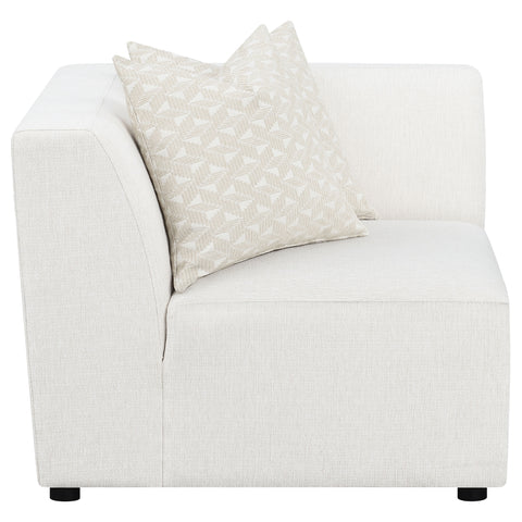 Acena Upholstered Corner Chair PearlPearl