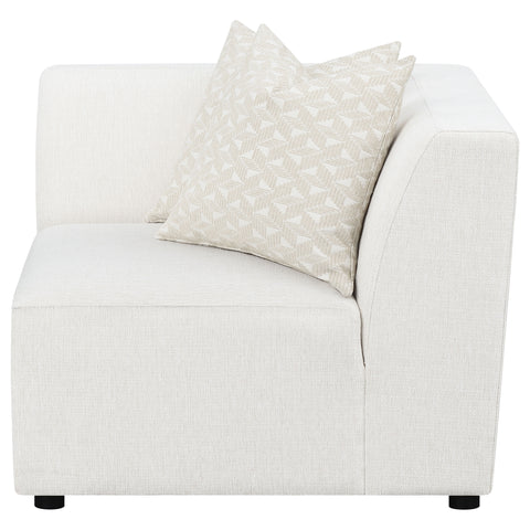 Acena Upholstered Corner Chair PearlPearl