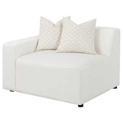 Acena Upholstered LAF Chair PearlPearl