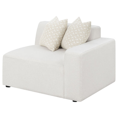 Acena Upholstered RAF Chair PearlPearl