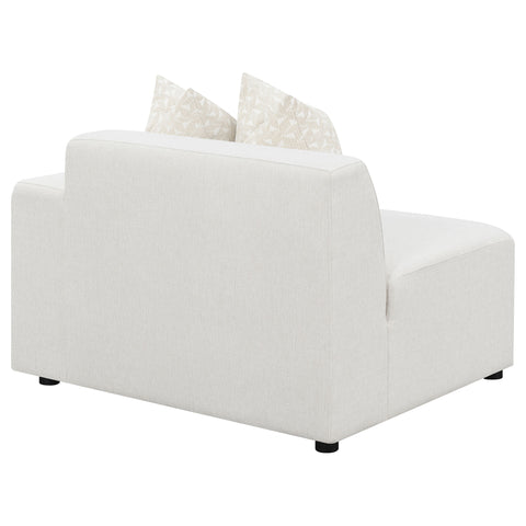 Acena Upholstered RAF Chair PearlPearl