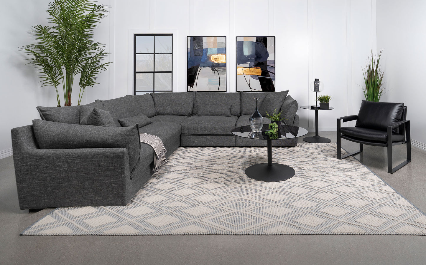 5 pc sectional