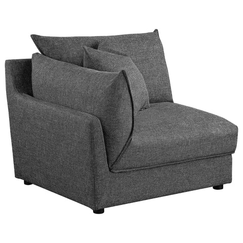 Basye Upholstered LAF Chair Barely BlackBarely Black