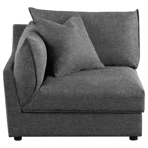 Basye Upholstered LAF Chair Barely BlackBarely Black