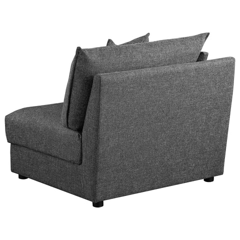Basye Upholstered LAF Chair Barely BlackBarely Black