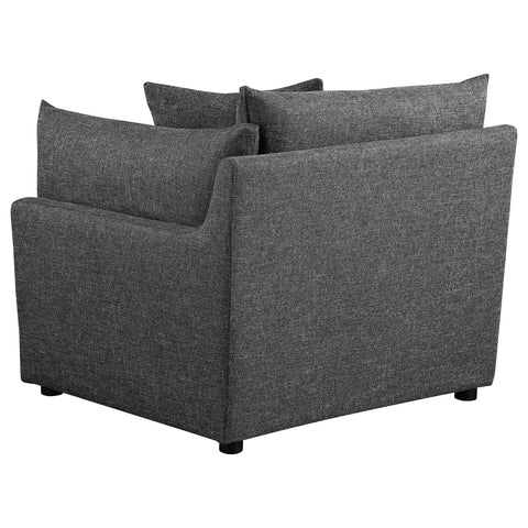 Basye Upholstered RAF Chair Barely BlackBarely Black