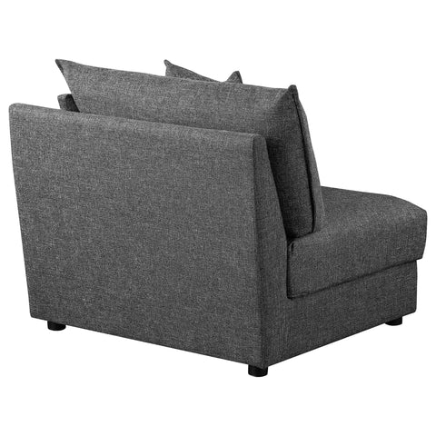 Basye Upholstered RAF Chair Barely BlackBarely Black