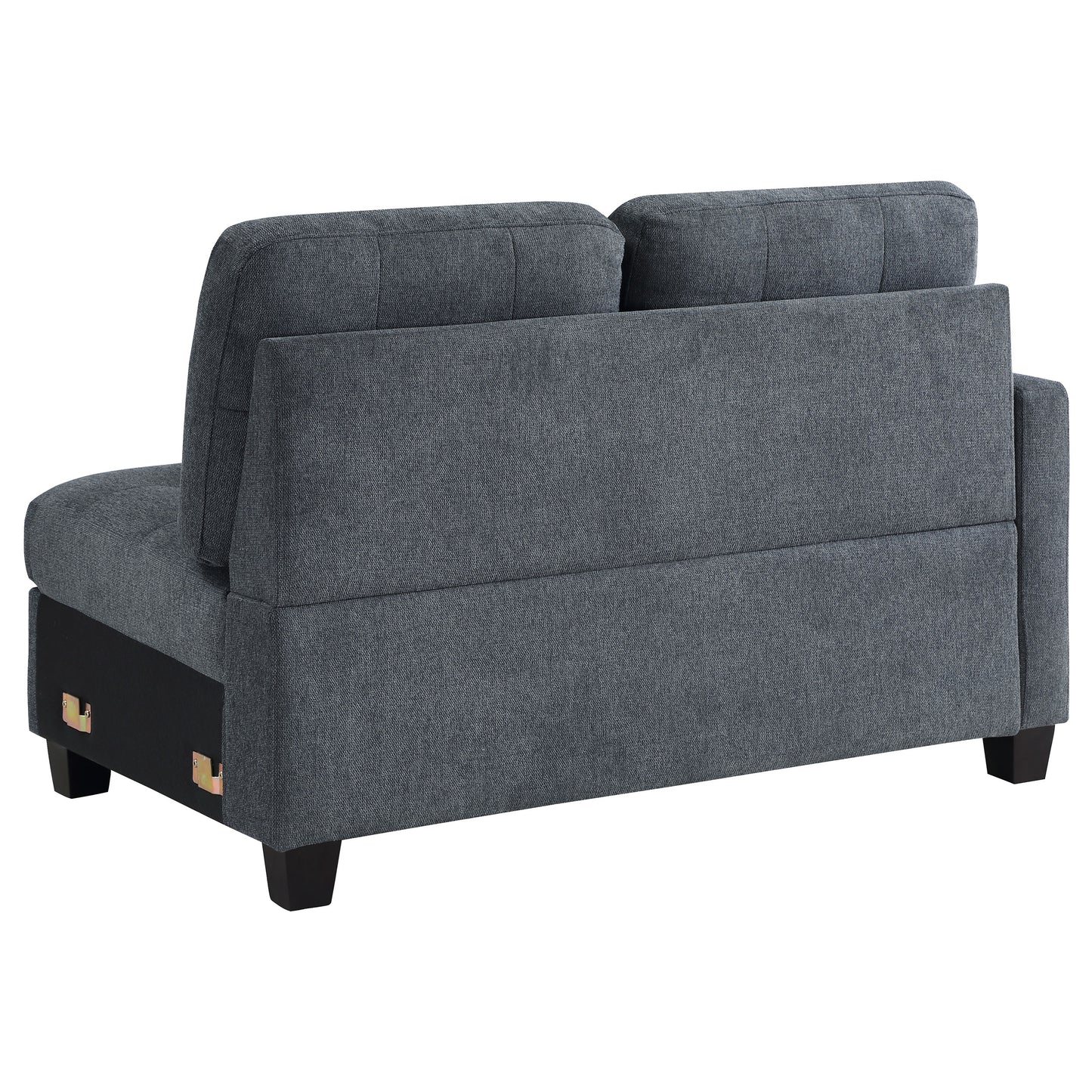 topeka upholstered raf chair steel grey