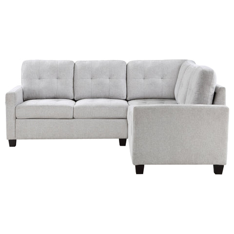 Ronea 3-piece Upholstered Sectional Sofa Steel BeigeBeige