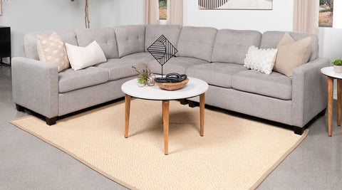 Ronea 4-piece Upholstered Modular Sectional Sofa BeigeBeige