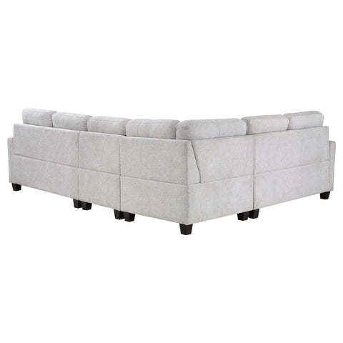 Ronea 4-piece Upholstered Modular Sectional Sofa BeigeBeige