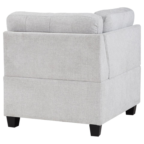 Ronea Upholstered Corner Chair Steel BeigeBeige