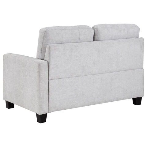 Ronea Upholstered LAF Chair Steel BeigeBeige