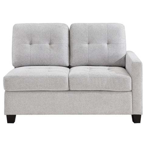 Ronea Upholstered RAF Chair Steel BeigeBeige