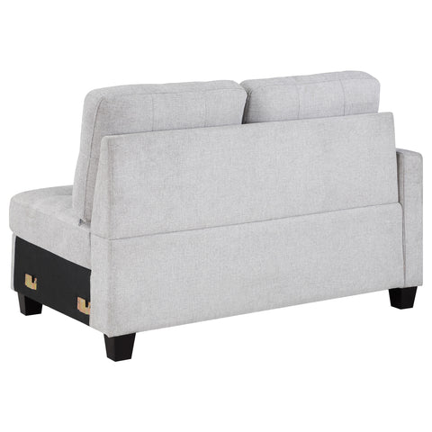 Ronea Upholstered RAF Chair Steel BeigeBeige