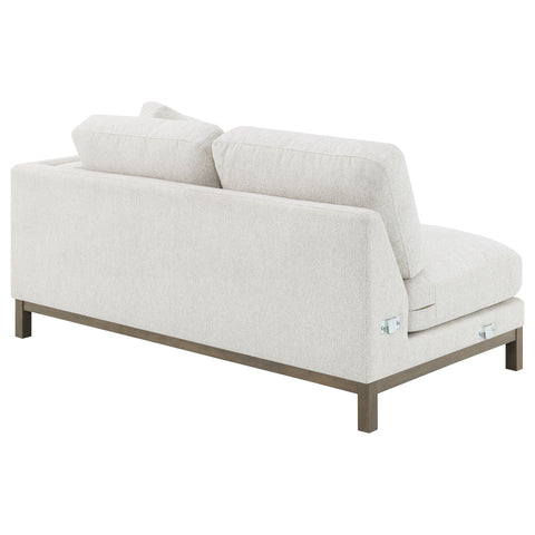 Izuku Boucle Upholstered Sectional Chaise Sofa Sand
