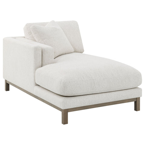 Izuku Boucle Upholstered Sectional Chaise Sofa Sand