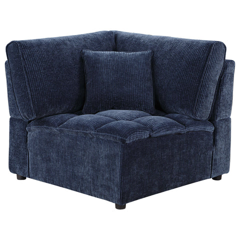 Isabella 6-piece Upholstered Modular Sectional Sofa Blue