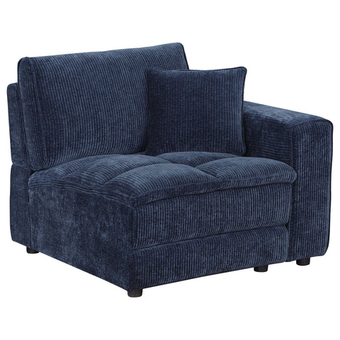 Isabella 6-piece Upholstered Modular Sectional Sofa Blue