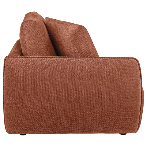 Burnett Fabric Upholstered Modular LAF Chair Coral