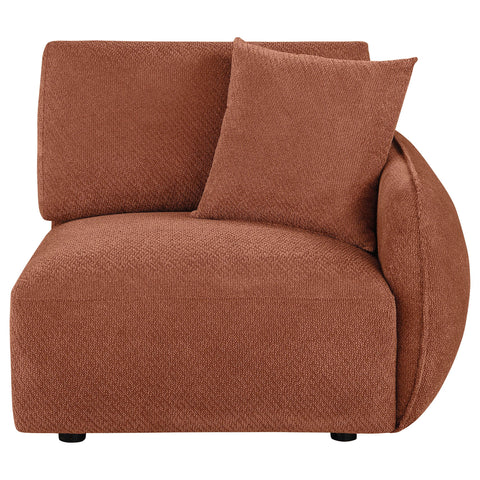 Burnett Fabric Upholstered Modular RAF Chair Coral