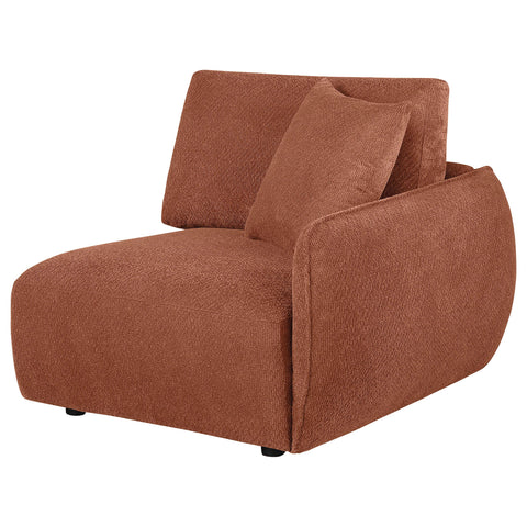 Burnett Fabric Upholstered Modular RAF Chair Coral