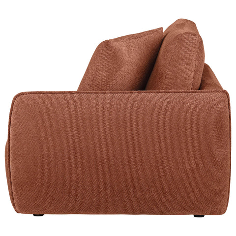 Burnett Fabric Upholstered Modular RAF Chair Coral