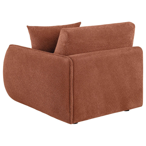 Burnett Fabric Upholstered Modular RAF Chair Coral