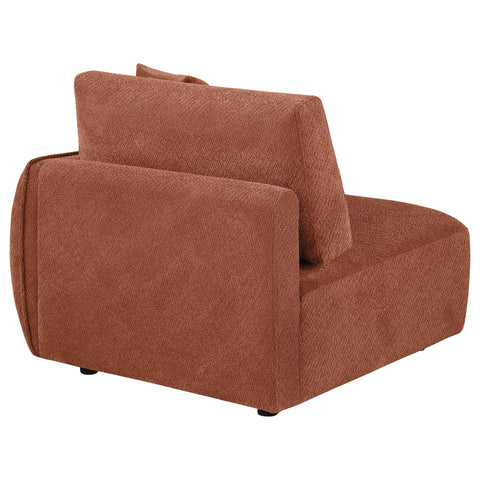 Burnett Fabric Upholstered Modular RAF Chair Coral