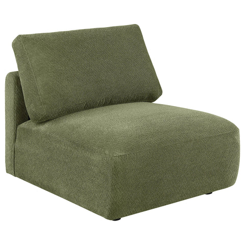Burnett 6-piece Fabric Upholstered Modular Sectional Sofa Green