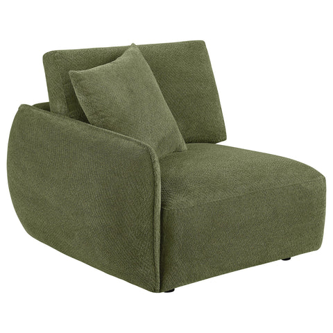 Burnett 6-piece Fabric Upholstered Modular Sectional Sofa Green