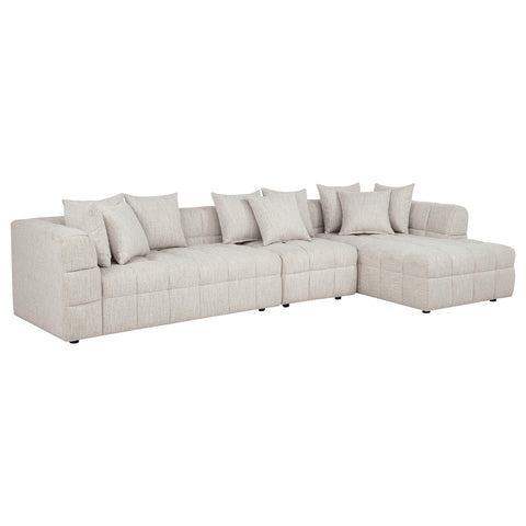 Scotland 3-Piece Upholstered Sectional Sofa